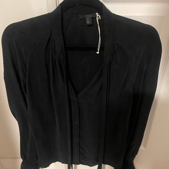 COS Navy Blue Blouse - Picture 1 of 2